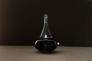 Alpine Glass Chamber with Black Ceramic Base.