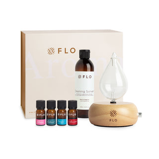 FLO Diffuser Home with 4 essential oils.