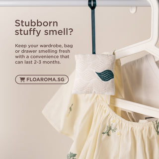 Get rid of that stuffy wardrobe smell while infusing your clothes with a touch of nature.