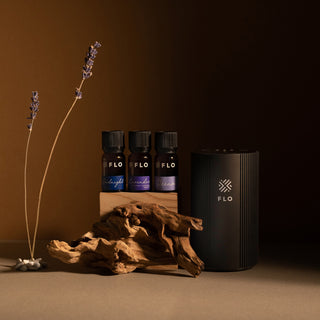 Velvet Black Diffuser Go with the Sleep Essential Oil Collection.