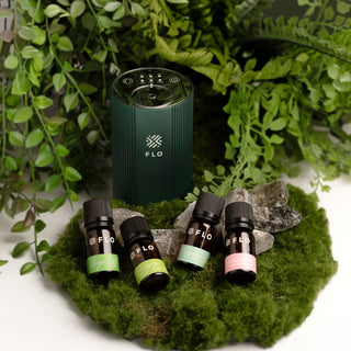 Viridian Green Diffuser Go with the Repel Essential Oil Collection.